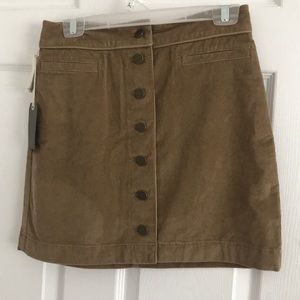 Corduroy aritzia skirt